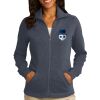 Women's Slub Fleece Full Zip Jacket Thumbnail