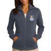 Women's Slub Fleece Full Zip Jacket Thumbnail
