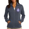 Women's Slub Fleece Full Zip Jacket Thumbnail