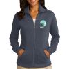 Women's Slub Fleece Full Zip Jacket Thumbnail