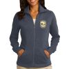 Women's Slub Fleece Full Zip Jacket Thumbnail