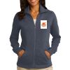 Women's Slub Fleece Full Zip Jacket Thumbnail